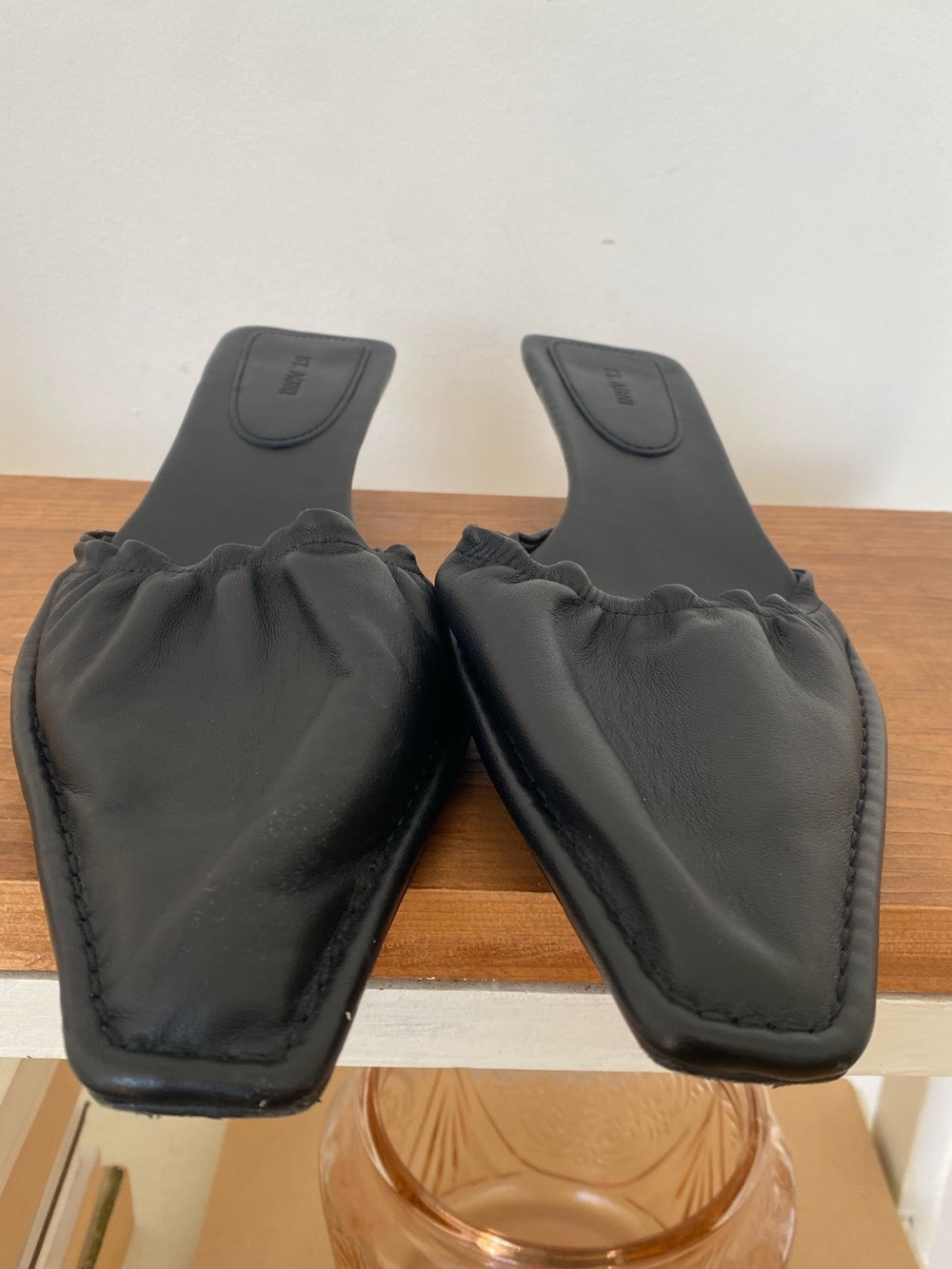 St. Agni Gathered Kitten Heels in black - Picture 13 of 15
